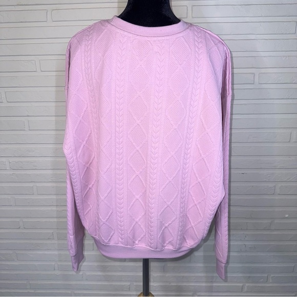 Grayson Threads Pink Santa Baby Oversized Holiday Sweater, Women’s Size XS - Picture 6 of 9